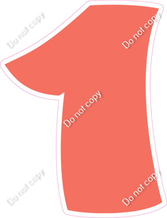 BBT 30" Individuals - Flat Coral 1