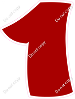 BBT 30" Individuals - Flat Crimson 1