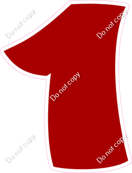 BBT 30" Individuals - Flat Crimson 1