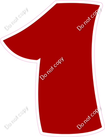 BBT 30" Individuals - Flat Crimson 1