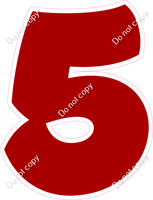 BBT 30" Individuals - Flat Crimson 5