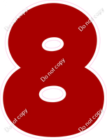 BBT 30" Individuals - Flat Crimson 8