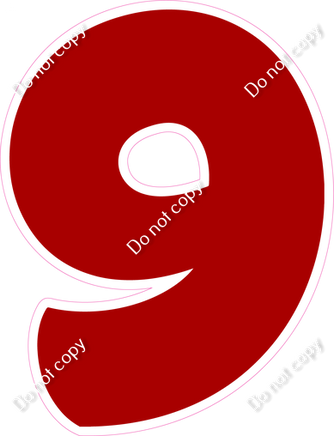 BBT 30" Individuals - Flat Crimson 9