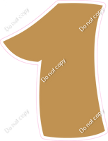 BBT 30" Individuals - Flat Gold 1