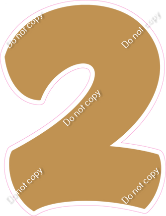 BBT 30" Individuals - Flat Gold 2