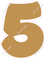 BBT 30" Individuals - Flat Gold 5