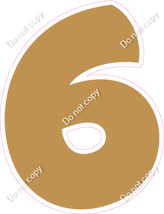 BBT 30" Individuals - Flat Gold 6