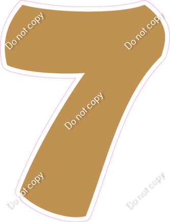 BBT 30" Individuals - Flat Gold 7