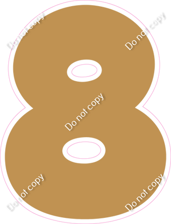 BBT 30" Individuals - Flat Gold 8