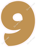 BBT 30" Individuals - Flat Gold 9