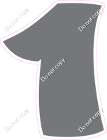 BBT 30" Individuals - Flat Grey 1