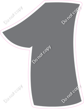 BBT 30" Individuals - Flat Grey 1