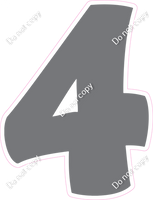 BBT 30" Individuals - Flat Grey 4