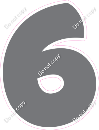 BBT 30" Individuals - Flat Grey 6