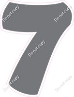 BBT 30" Individuals - Flat Grey 7