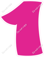 BBT 30" Individuals - Flat Hot Pink 1