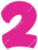 BBT 30" Individuals - Flat Hot Pink 2