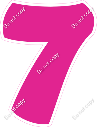 BBT 30" Individuals - Flat Hot Pink 7