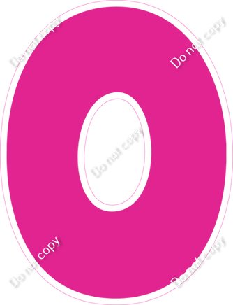 BBT 30" Individuals - Flat Hot Pink