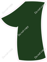 BBT 30" Individuals - Flat Hunter Green 1