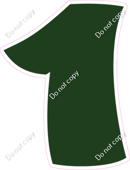 BBT 30" Individuals - Flat Hunter Green 1