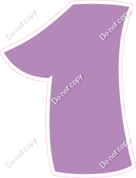 BBT 30" Individuals - Flat Lavender 1