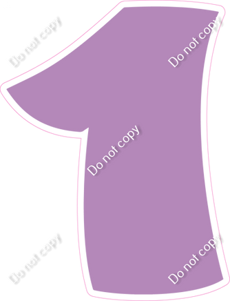 BBT 30" Individuals - Flat Lavender 1