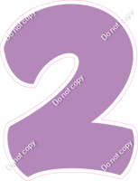 BBT 30" Individuals - Flat Lavender 2