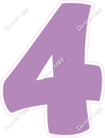 BBT 30" Individuals - Flat Lavender 4