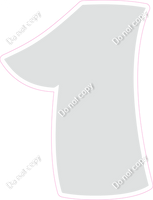 BBT 30" Individuals - Flat Light Grey 1