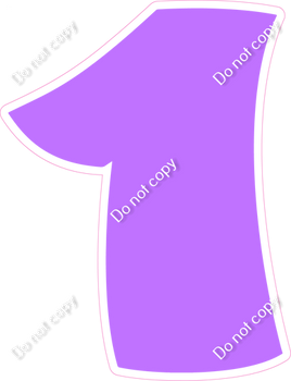 BBT 30" Individuals - Flat Lilac 1