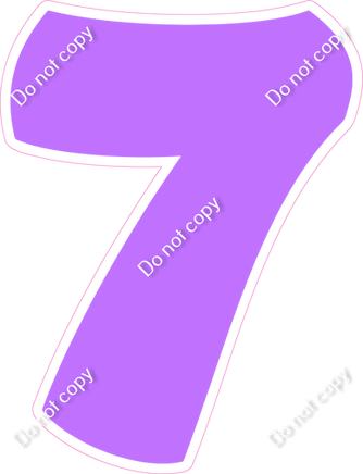 BBT 30" Individuals - Flat Lilac 7