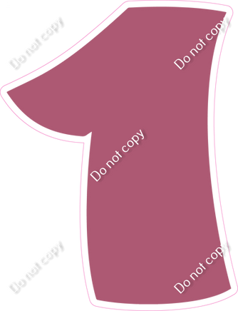 BBT 30" Individuals - Flat Mauve 1