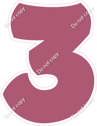 BBT 30" Individuals - Flat Mauve 3