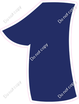 BBT 30" Individuals - Flat Navy Blue 1