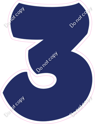 BBT 30" Individuals - Flat Navy Blue 3