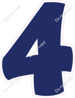 BBT 30" Individuals - Flat Navy Blue 4