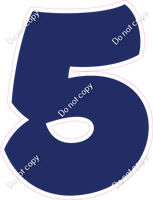 BBT 30" Individuals - Flat Navy Blue 5