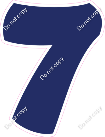 BBT 30" Individuals - Flat Navy Blue 7