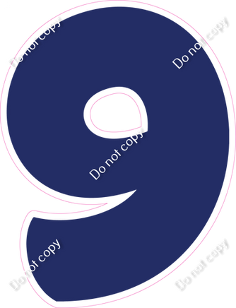 BBT 30" Individuals - Flat Navy Blue 9