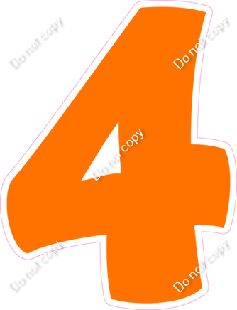 BBT 30" Individuals - Flat Orange 4