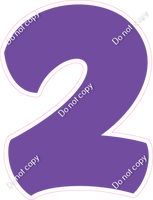 BBT 30" Individuals - Flat Purple 2