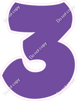 BBT 30" Individuals - Flat Purple 3