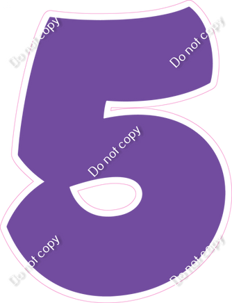 BBT 30" Individuals - Flat Purple 5