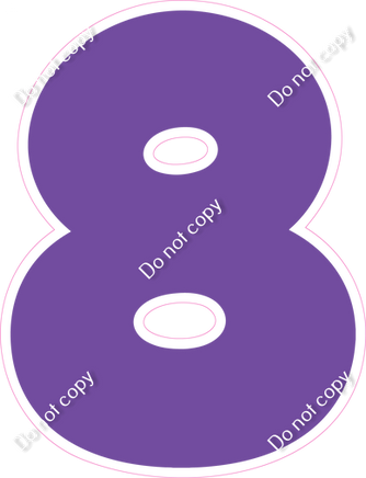 BBT 30" Individuals - Flat Purple 8