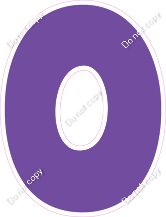 BBT 30" Individuals - Flat Purple