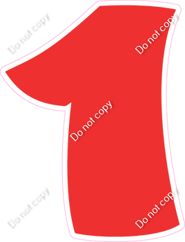 BBT 30" Individuals - Flat Red 1