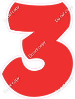 BBT 30" Individuals - Flat Red 3