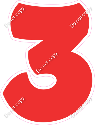 BBT 30" Individuals - Flat Red 3