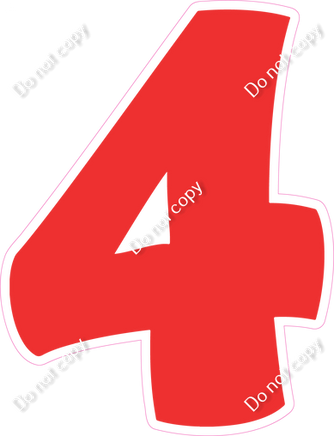 BBT 30" Individuals - Flat Red 4